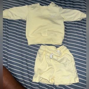 Kith sweatsuit shorts set